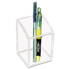 Acrylic Pencil Cup, 2 3/4 x 2 3/4 x 4, Clearkantek 