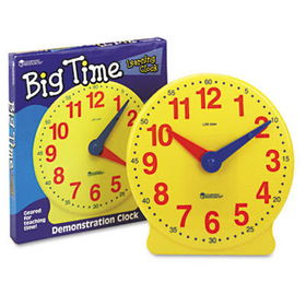 Big Time Learning Clocks 12-Hour Demonstration Clock for Grades K-4learning 