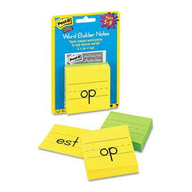 Post-it 562WE - Super Sticky Word Builder Notes, 3 x 3, 2 100-Sheet Pads/Pack