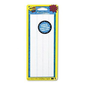 Post-it 562WS50 - Super Sticky Word Strips, 8-1/4 x 3, White, 50/Pack
