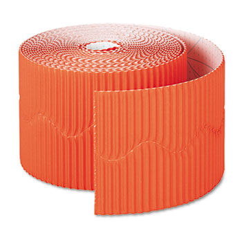 Bordette Decorative Border, 2 1/4"" x 50' Roll, Orange