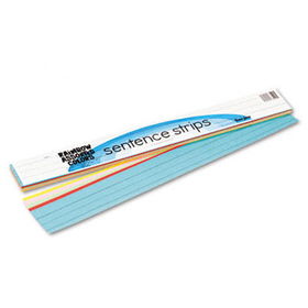 Sentence Strips, 24 x 3, Assorted Colors, 100/Packpacon 