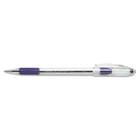 R.S.V.P. Ballpoint Stick Pen, Violet Ink, Medium, Dozenpentel 