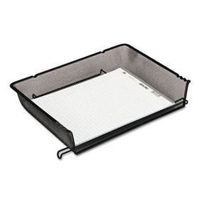 Nestable Mesh Stacking Side Load Letter Tray, Wire, Blackrolodex 
