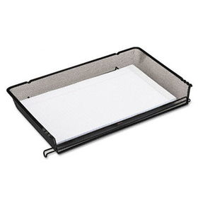 Nestable Mesh Stacking Side Load Legal Tray, Wire, Blackrolodex 