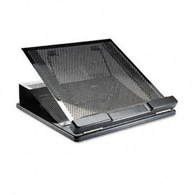 RolodexTM 82448 - Distinctions Laptop Stand, 18 1/4w x 7 1/4d x 8h, Black/Gunmetal Gray