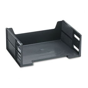 Stackable High-Capacity Side Load Letter Tray, Polystyrene, Ebonyrubbermaid 