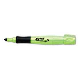 Sharpie Accent 21826 - Accent Grip Highlighters, Chisel Tip, Fluorescent Green, 12/Pk