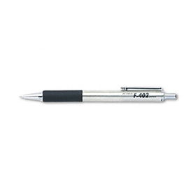 F-402 Ballpoint Retractable Pen, Black Ink, Finezebra 