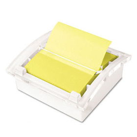 Clear Top Pop-up Note Dispenser for 3 x 3 Self-Stick Notes, Whitepost 