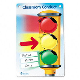 Learning Resources LER3235 - Magnetic Classroom Conduct Stoplight Chart, 11 x 17