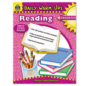 Daily Warm-Ups: Reading, Grade 5, Paperback, 176 Pages