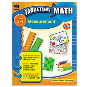 Teacher Created Resources 8992 - Targeting Math, Measurement, Grades 3-4, 112 Pagesteacher 
