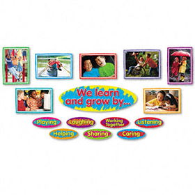 TREND T8210 - Learn & Grow: Character Development Bulletin Board Set