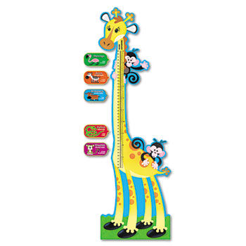 Giraffe Growth Chart Bulletin Board Set, 6 fttrend 
