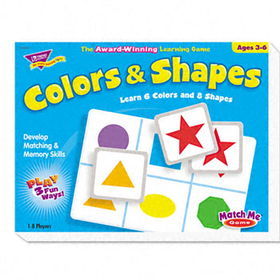 Colors and Shapes Match Me Puzzle Game, Ages 4-7trend 