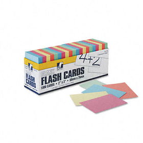 Blank Flash Card Dispenser Boxes, 2w x 3h, Assorted, 1000/Packpacon 