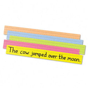 Sentence Strips, 24 x 3, Assorted Bright Colors, 100/Packpacon 