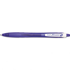 RexGrip BeGreen Ballpoint Retractable Pen, Blue Ink, Medium, Dozenpilot 