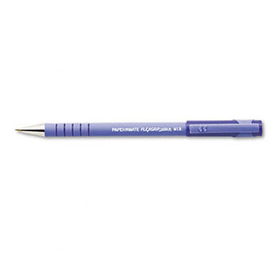 FlexGrip Ultra Ballpoint Stick Pen, Purple Ink, Medium, Dozenpaper 