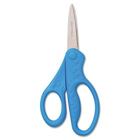 Fiskars 94307097 - Childrens Safety Scissors, Pointed, 5 in. Length, 1-3/4 in. Cut