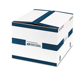 United States Postal Service 8150525 - Security Carton, 15w x 12l x 10h, White, 25/Bundle