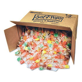 Spangler 545 - Saf-T-Pops, Assorted Flavors, Individually Wrapped, Bulk 25lb Box