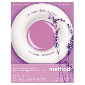 Method 00594 - Aroma Ring, Lavender Lemongrass, One Reusable Ring, Two Fragrance Discsmethod 