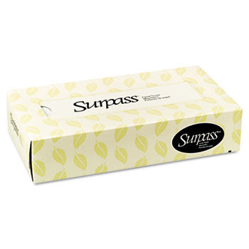 KIMBERLY-CLARK PROFESSIONAL* 21340 - SURPASS Facial Tissue, 2-Ply, Flat Box, 100/Box, 30 Boxes/Carton
