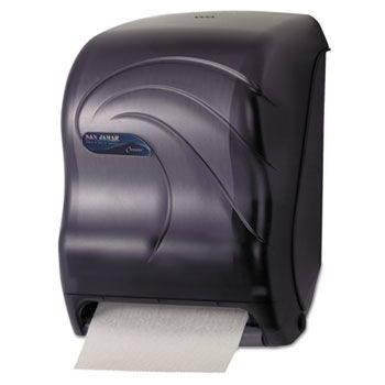 San Jamar T1390TBK - Electronic Touchless Roll Towel Dispenser, 11 3/4 x 9 x 15 1/2, Black