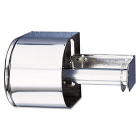 San Jamar R1500XC - Covered Reserve Roll Toilet Dispenser, 10 x 6 1/4 x 6, Chrome