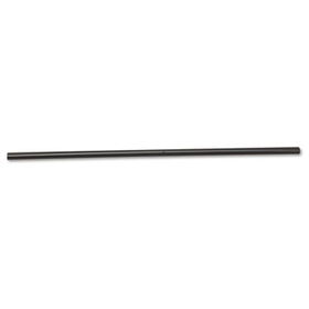 Boardwalk 285BLK - Unwrapped Jumbo Straws, 7 3/4, Plastic, Black, 12000/Boxboardwalk 