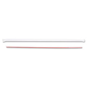 Boardwalk 2051S - Jumbo Straws, 10 1/4, Plastic, Red; White, 2000/Boxboardwalk 