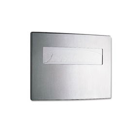 Bobrick 4221 - Toilet Seat Cover Dispenser, 15 3/4 x 2 1/4 x 11 1/4, Satin Stainless Steel
