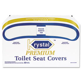Krystal K1000 - Premium Half-Fold Toilet Seat Covers, 250 Covers/Box, 4 Boxes/Cartonkrystal 