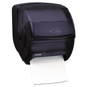 San Jamar T850TBK - Integra Lever Roll Towel Dispenser, 11 1/2 x 11.15 x 13 1/2, Black