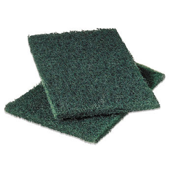 Scotch-Brite 86 - Commercial Heavy-Duty Scouring Pad, Green, 6 x 9, 1 Dozenscotch 