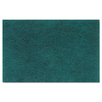 Premiere Pads 196 - Medium Duty Scour Pad, Green, 6 x 9, 20/Cartonpremiere 