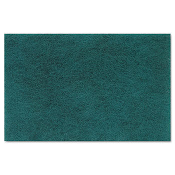 Premiere Pads 196 - Medium Duty Scour Pad, Green, 6 x 9, 20/Cartonpremiere 