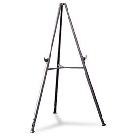 Triumph Display Easel, Adjust 36"" to 62"" High, Gray