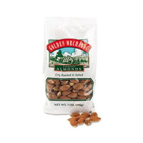 Paramount Farms 040024G5 - Golden Orchards Almonds, Dry Roasted & Salted, 7 oz Bagparamount 