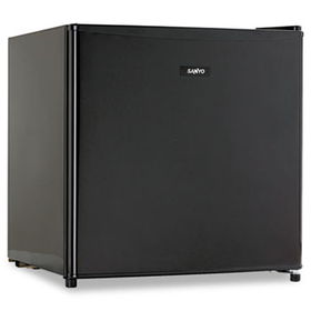 Sanyo SRA1780K - Compact Cube, 1.7 Cu. Ft. Office Refrigerator, Adjustable Thermostat Dial, Blacksanyo 