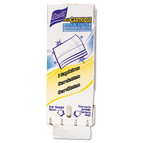 KIMBERLY-CLARK PROFESSIONAL* 98908 - SCOTT MegaCartridge Napkins, 1-Ply, 8 2/5 x 6 1/2, White, 5250/Cartonkimberly 