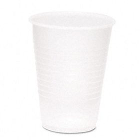 Boardwalk 20CC - Clear Plastic PETE Cups, 20 oz., 10 Bags of 50/Carton