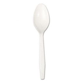 Boardwalk FLPSTSW - Full-Length Polystyrene Cutlery, Teaspoon, White, 1000/Cartonboardwalk 