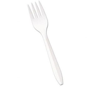 Boardwalk MWPPFK - Mediumweight Polypropylene Cutlery, Fork, White, 1000/Cartonboardwalk 