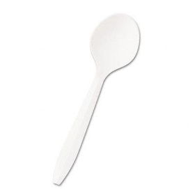 Boardwalk MWPPSS - Mediumweight Polypropylene Cutlery, Soup Spoon, White, 1000/Cartonboardwalk 