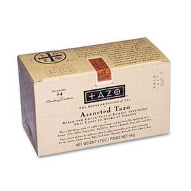 Tazo 153966 - Assorted Tea Bags, Three Each Flavor, 24 Tea Bags/Box
