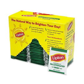 Lipton 290 - Tea Bags, Decaffeinated, 72 Bags/Box