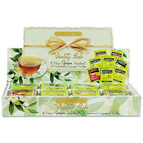 Bigelow 30568 - Green Tea Assortment, Individually Wrapped, Eight Flavors, 64 Tea Bags/Boxbigelow 